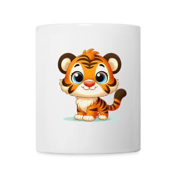 tiger2 - Mug blanc - blanc - Devant