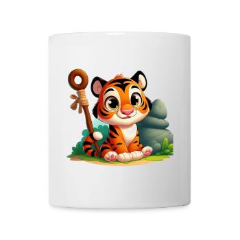 Tiger 5 - Mug - white - Front