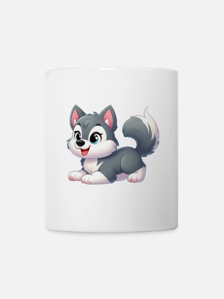 wolf 15 - Mug blanc - blanc