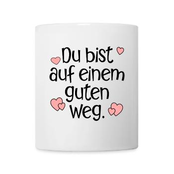 GUTER WEG TRANSFORMATION - Tasse - Weiß - Vorne