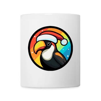 Toucan Oiseau Noël Noël - Mug blanc - blanc - Devant