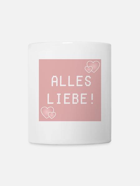 ALLES LIEBE HERZEN - Tasse - Weiß