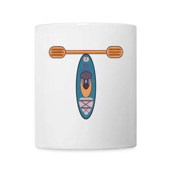 BUCHSTABE T - KAJAK - Tasse - Weiß - Vorne