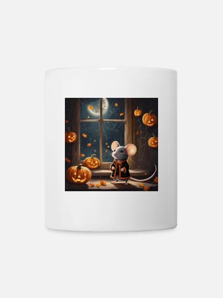 Halloween, Halloween, Topolino, Zucca - Tazza - bianco