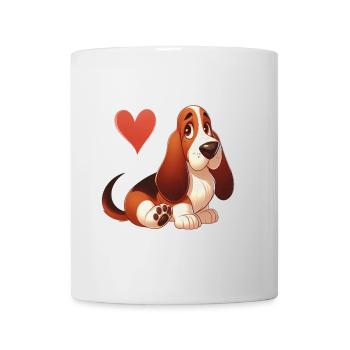 Basset Love 2 - Mug - white - Front