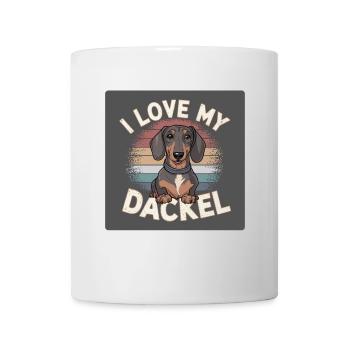 I Love my DachshundDesign for dachshunds and dog lovers - Mug - white - Front
