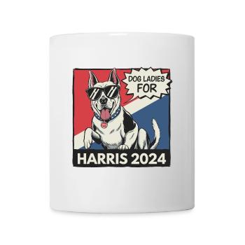 Chien Dames Pour Kamala Harris 2024 États-Unis Amérique - Mug blanc - blanc - Devant