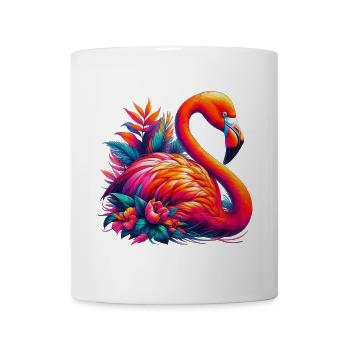 Flamingo - Tasse - Weiß - Vorne