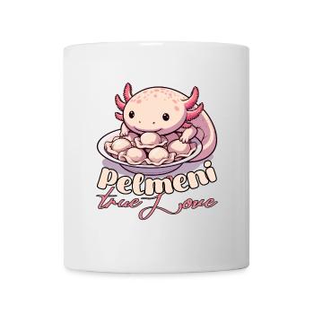 Axolotl Pelmeni wahre Liebe Geschenk - Tasse - Weiß - Vorne