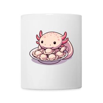 Axolotl Pelmeni süß Geschenk - Tasse - Weiß - Vorne