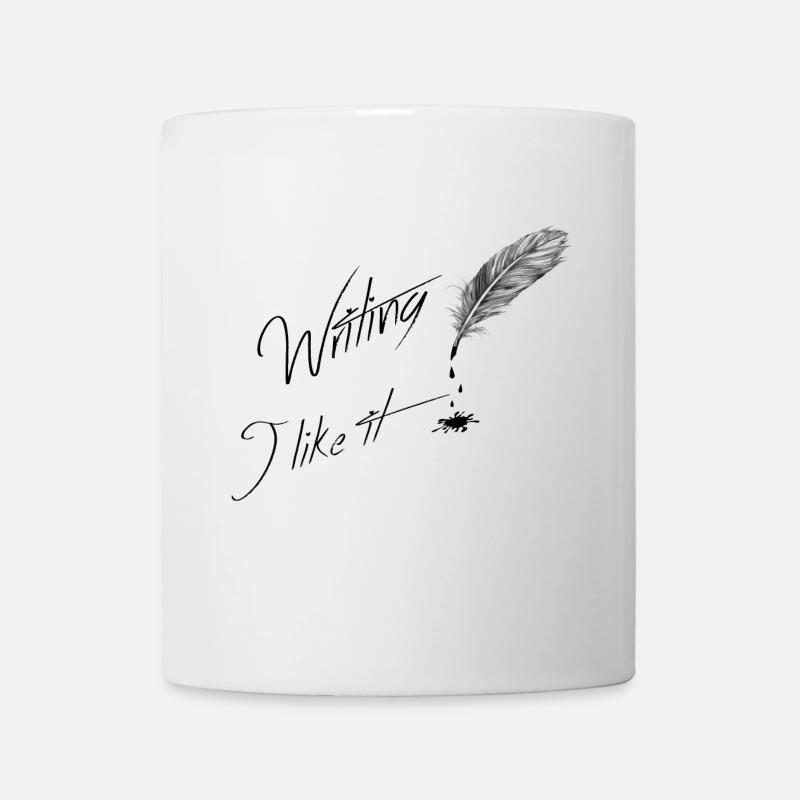 Schreiben gefällt mir - Tasse - Weiß
