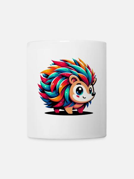 Igel - Tasse - Weiß