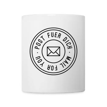 Post fuer dich - Tasse - Weiß - Vorne