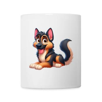 berger allemand 10 - Mug blanc - blanc - Devant