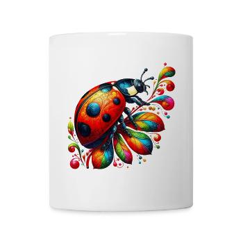 Marienkäfer - Tasse - Weiß - Vorne