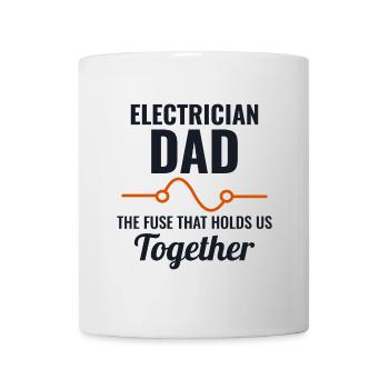 Elektriker Vater Elektriker Technikerfamilie - Tasse - Weiß - Vorne