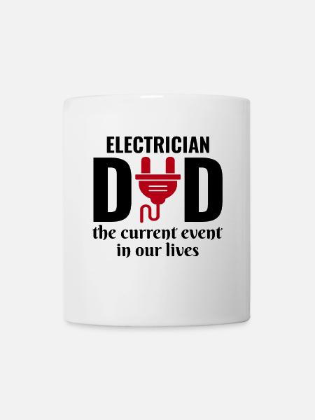 Électricien Humour Technicien électricien Ingénieur - Mug blanc - blanc