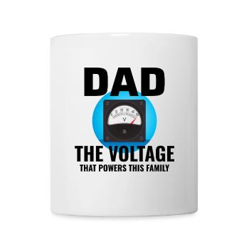 Électricien Papa Technicien électricien Ingénieur - Mug blanc - blanc - Devant