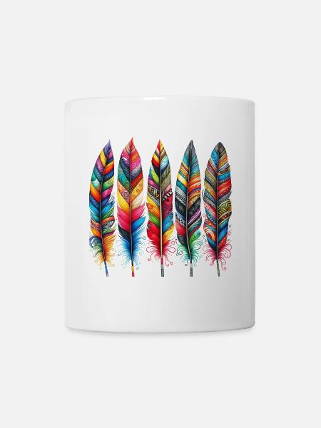 Plume - Mug blanc - blanc