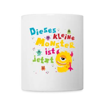 Dieses kleine Monster ist jetzt 9 Kindergeburtstag - Tasse - Weiß - Vorne