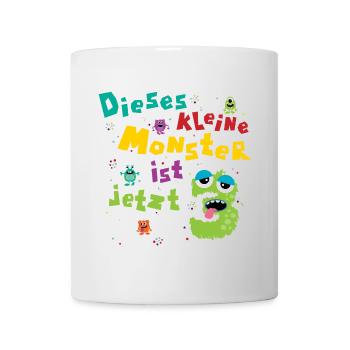 Dieses kleine Monster ist jetzt 3 Kindergeburtstag - Tasse - Weiß - Vorne
