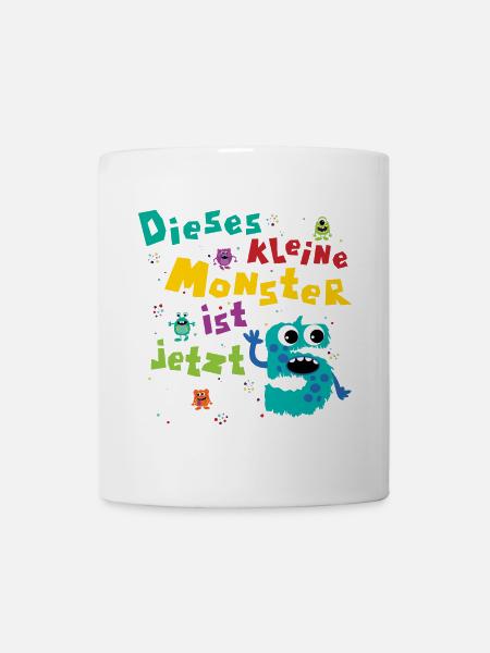 Dieses kleine Monster ist jetzt 5 Kindergeburtstag - Tasse - Weiß