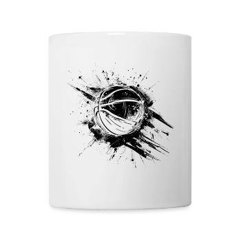 Basketball Ball Graffiti - Tasse - Weiß - Vorne