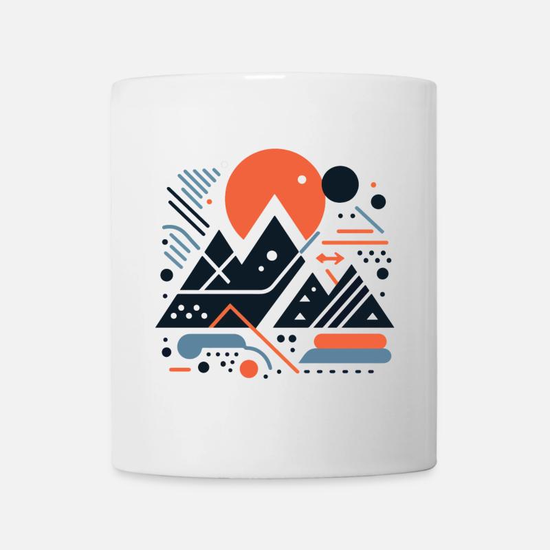 Montagnes - Mug blanc - blanc
