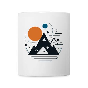 Gebirge - Tasse - Weiß - Vorne