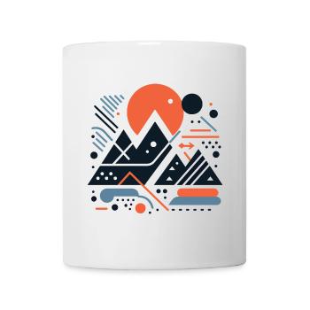 Gebirge - Tasse - Weiß - Vorne