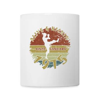 50. Geburtstag Vivant depuis 01/1975 - Mug blanc - blanc - Devant