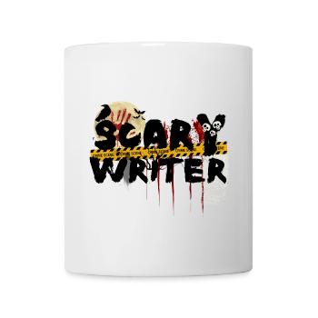 Scary Writer - Mug blanc - blanc - Devant