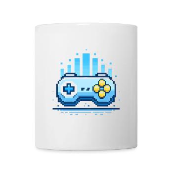 Gamer-Controller-Design aufleveln - Tasse - Weiß - Vorne