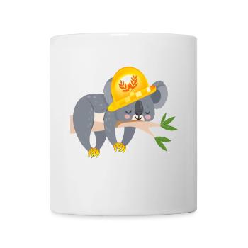 OURS KOALA ARTISANAL - Mug blanc - blanc - Devant