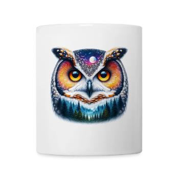Eule - Tasse - Weiß - Vorne