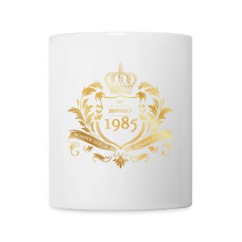 40e anniversaire Semper Verum - Créé 01/1985 - Mug blanc - blanc - Devant