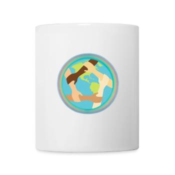 Unité mondiale et entraide - Mug blanc - blanc - Devant