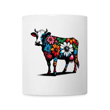 Vache - Mug blanc - blanc - Devant