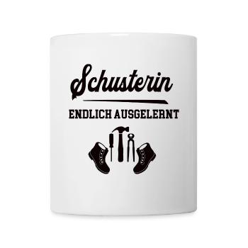 Schusterin Ausbildung Bestanden Azubi Schusterei - Tasse - Weiß - Vorne