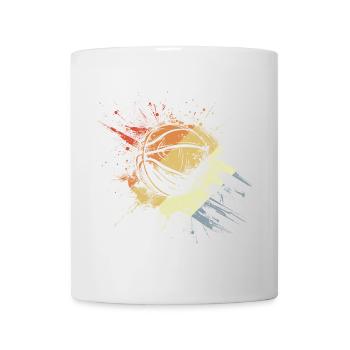 Basketball Ball Retro - Tasse - Weiß - Vorne