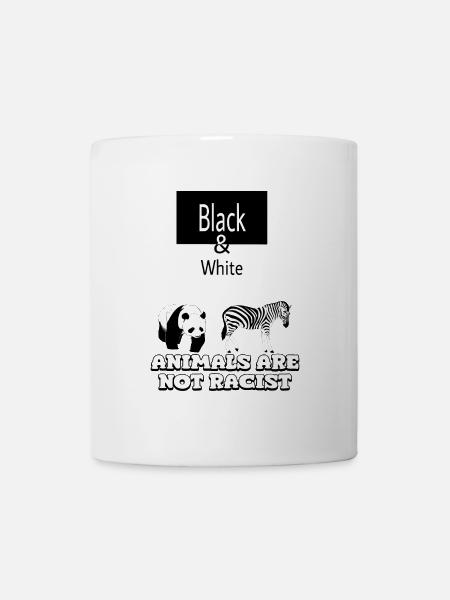 Schwarz-Weiß - Tasse - Weiß