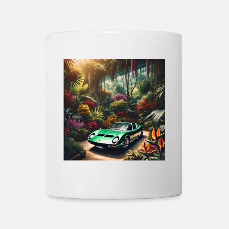 Auto - Tasse - Weiß