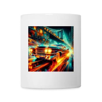 Vintage Electric Car - Mug - white - Front