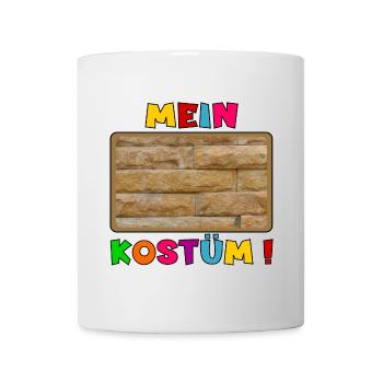 MEIN KOSTÜM - BAUEN ZIEGELSTEINE - Tasse - Weiß - Vorne