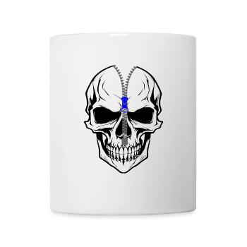 Skull - Mug - white - Front