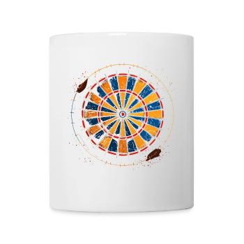 Dartboard Drawing - Mug - white - Front