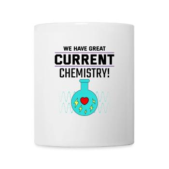 Elektriker Valentine: Großartige aktuelle Chemie - Tasse - Weiß - Vorne