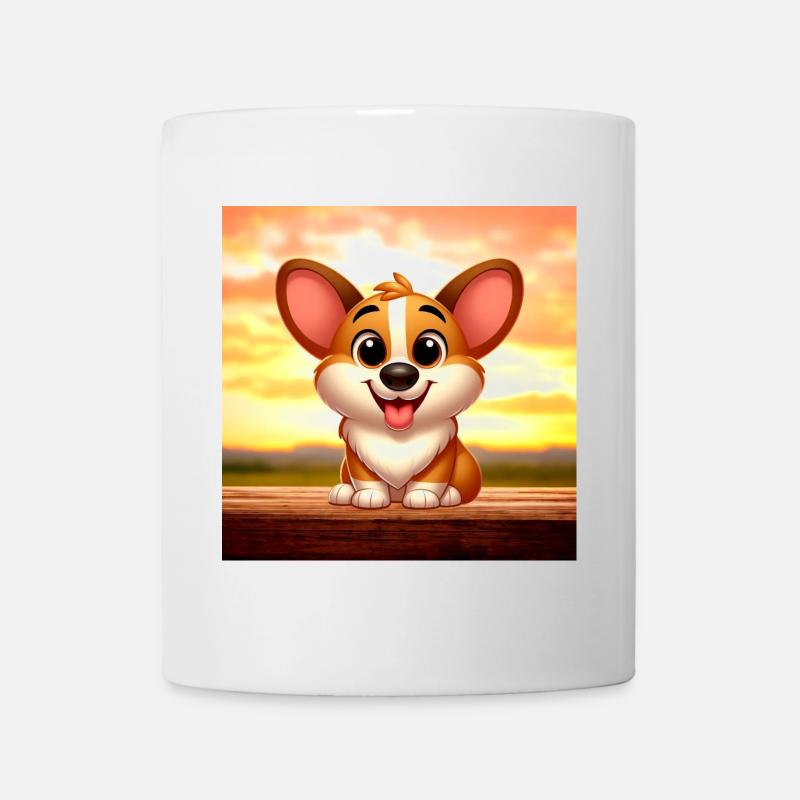 Corgi 10 - Mug - white