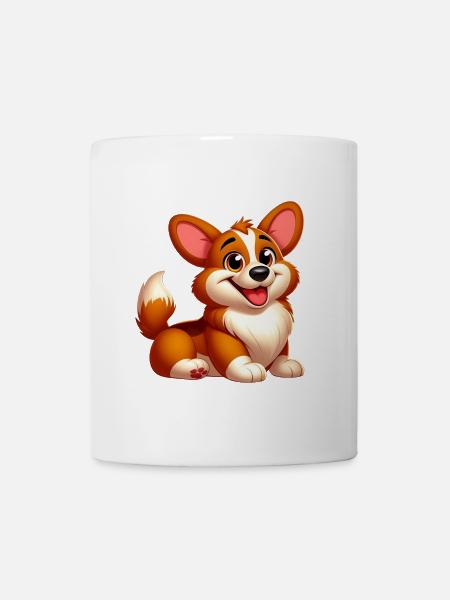 corgi - Tasse - Weiß