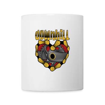 Downhill - Mug - white - Front